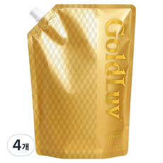 골드럽 베이킹소다 & 구연산 세탁세제 리필, 500ml, 4개