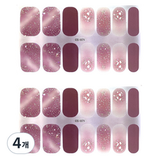 비투윈 반디돌 자석 네일팁, 4개, CS071
