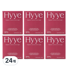혜 유기농 순면커버 생리대 날개형, 대형, 12개입, 24개
