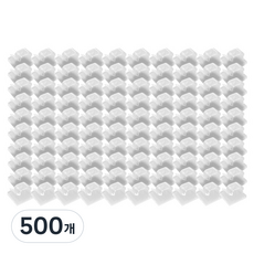 Market Plan 多用途電線整理夾, 透明, 500個