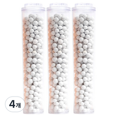 i4 앤 C3 버블 샤워기 전용 리필 항균염소필터 카트리지 SRF-40AC, 4개, 무향