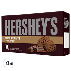 HERSHEY'S 好時 巧克力華夫餅, 146g, 4盒