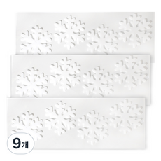 스투피드 젤리 눈꽃설정 11cm 4p, 화이트, 9개