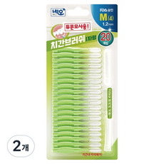 Neo Medical 醫療級高彈力杜邦刷毛I字型牙間刷 M, 2個