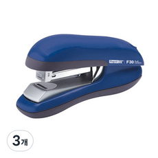 래피드 평면 스테플러 F30, 블루, 3개