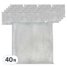 나무이야기 雙層銀絲網狀菜瓜布, 40個, 1入