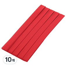 앙앙 코튼캔디 바이어스테이프 10mm, 13 레드, 10개