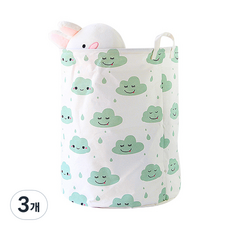 파라다이소 북유럽 스타일 장난감 정리 수납 패브릭 함, 12, 3개