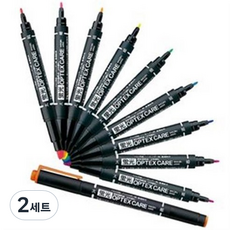 제브라 옵텍스 케어 형광펜, 그린, 20개