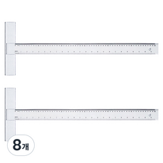 블루마토 플라스틱 T자 60cm TSP002, 혼합 색상, 8개