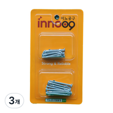 이노공구 날개직결 나사 백색 2종 x 10p 세트 NIT509, 3개