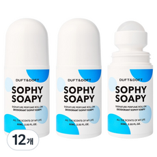 DUFT&DOFT 經典香氛滾珠體香劑 皂香, 12個, 60ml