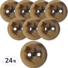 Button King 東大門鈕扣王 霧面大衣開襟衫鈕扣 Agora 18mm, BG, 24個
