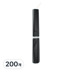 스위스녹스 재활용 분리수거 쓰레기봉투 평판 검정, 40L, 200개