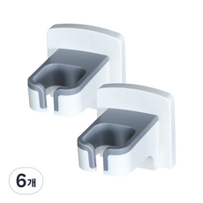 J Life Fix 吹風機支架, 白色, 6個