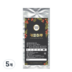 커피하루 EXPRESS GOLD 분쇄 커피, 핸드드립, 200g, 5개
