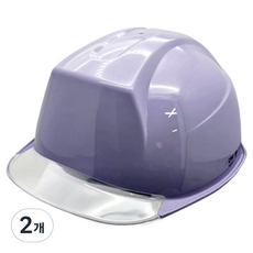 DONGMYUNG 建築工地 工地 頭部保護安全帽 新款式 透明面罩 ABE等級 淺紫色 DMS-M-3001 (AM-841), 2個