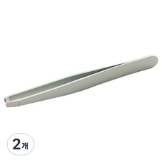 LOVISH BeautyMaker 一字型鑷子, 薄荷, 2個