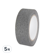 파리박사 미끄럼 방지 야외 실내 욕실용 스티커 테이프, 5개, 그레이