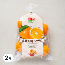 프레시몬 스테비아 오렌지, 1.7kg(7~10입), 2개