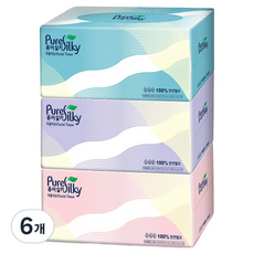 Pure Silky美容紙巾 2層, 200件, 6個