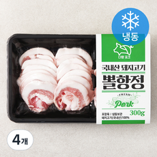 다향 국내산 돼지고기 뽈항정 (냉동), 300g, 4개