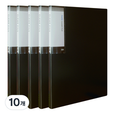 玄風 10頁 透明索引A4文件夾, 10個, 黑色