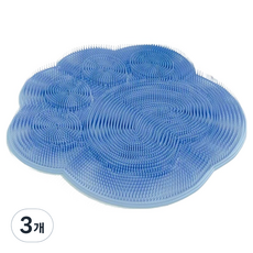 타미나요 깨끗한 풋 브러쉬 매트 블루 캣풋, 1개입, 3개, 400g