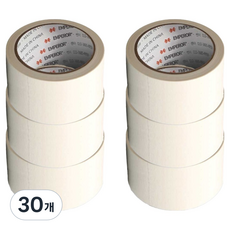 엠파이어 종이 마스킹 테이프 48mm x 20m, 화이트, 30개
