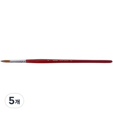 수채화 붓 둥근타입, 5개, 8