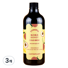 COFFEEPLANT 衣索比亞冷萃咖啡濃縮原液, 500ml, 1入, 3個