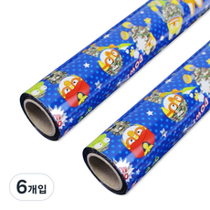 포포팬시 뽀로로 증착롤포장지 대 18m, 군대, 6개입