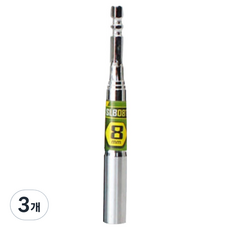 ZEST 長套筒起子頭 階梯扭力套筒 一體式 8mm Z-SLB08T, 3個