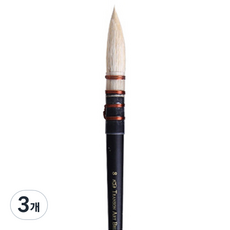 My Daily 高級羊毛顏料壓克力畫筆, 8號, 3個