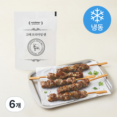 초램에프앤비 호주산 고메프리미엄 바질 양꼬치 (냉동), 6개, 250g