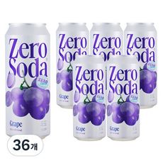 클룹 제로소다 포도, 36개, 500ml
