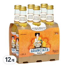 Polara 西西里 Aranciata Navelina 柳橙果汁氣泡飲, 12個, 275ml