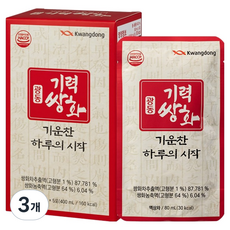 광동제약 기력쌍화, 15개, 80ml