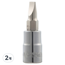 사타 6.3mm 일자 비트 소켓 5.5mm 21502, 2개