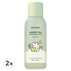 토니모리 라인프렌즈 미니니 그린티 수분 토너, 2개, 200ml