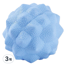 리와일딩 근육이완 마시지볼 70 x 70 x 70 mm, 3개, 다이아몬드 블루