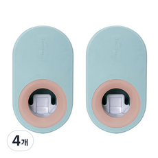 블럭마트 자동 치약디스펜서 치약짜개, TYPE 7, 4개