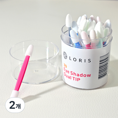 LORIS 一次性眼影刷頭 30入, 單色, 2個