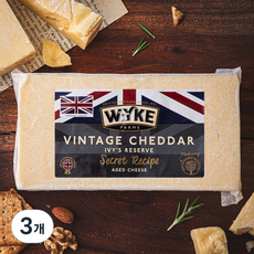 와이크 빈티지 체다 치즈, 500g, 1개입, 3개