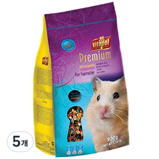 비타폴 프리미엄 햄스터 사료, 900g, 5개