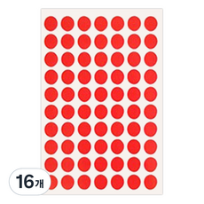 Bluemato 貼紙3 A Once貼紙 70張*10個入 紅色, 16個