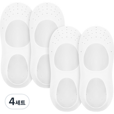 일상공감 보드랍족 발보호대 화이트 L, 2개입, 4세트