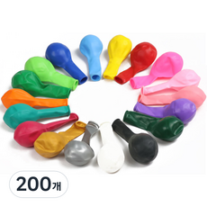 Eumes 活動氣球 一般, 200個, 混合顏色