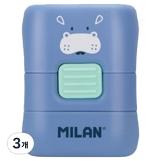MILAN 趣味動物帶刷橡皮擦 4901116FA, 隨機出貨, 3個