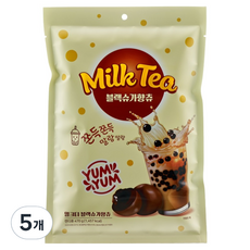 黑糖奶茶風味Q軟糖, 5個, 470g